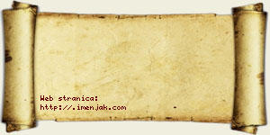 Jasmina Vlahović vizit kartica